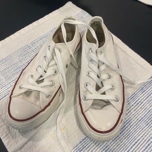 White low top converses